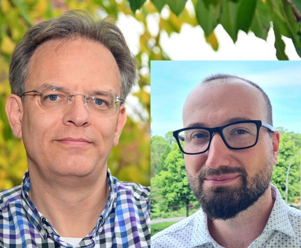 Prof. Christian Ulrichs (links) und Dr. Zoltan Ferenczi (rechts) von der Humboldt-Universität zu Berlin koordinieren das Konsortium CUBES Circle von 