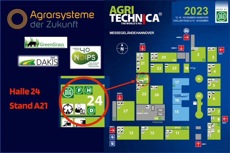 You will find us in hall 24, booth A21 (DLG booth).